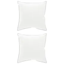 vidaXL KopfKissen 80 x 80 cm Weiß