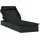 vidaXL Sonnenliege 213 x 63 x 97 cm Schwarz