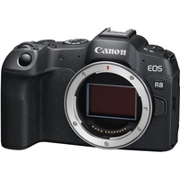 Canon EOS R8 spiegellose Vollbildkamera (nur Gehäuse) mit 24,2 MP, 4K-Video, DIGIC X Bildprozessor (Schwarz)