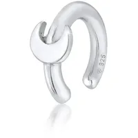 Elli Ohrklemme »Ohrringe 925 Silber«, Astro, Halbmond in Silber | Gr.: onesize