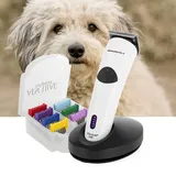 AESCULAP Akkurata 2 GT407 Akku Hunde Schermaschine + 8x Metallaufsätze (GTA150)