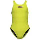 Arena Mädchen Badeanzug SWIMSUIT TECH SOLID 004764-650 140 - Soft Green - 140
