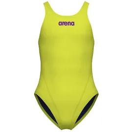 Arena Mädchen Badeanzug SWIMSUIT TECH SOLID 004764-650 140 - Soft Green - 140