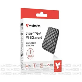 Verbatim Store 'n' Go Mini Diamond 1 TB USB-C 3.2 Schwarz 32025