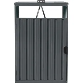 Axi Mülltonnenbox Owen 80 x 122 x 80 cm grau