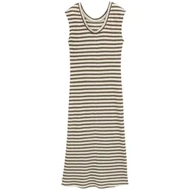 Tom Tailor Midikleid Streifenmuster Grün/Weiß M