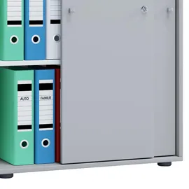 VCM my office Schiebetürenschrank XL Lona 913952 grau