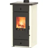 Kaminofen Westminster Luke II Stahl weiß 8 kW