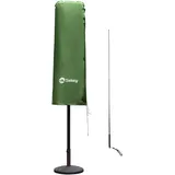 Sekey Abdeckung Doppelsonnenschirm Polyester 165 x 50/62 cm Grün