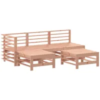 vidaXL 5-tlg Garten-Lounge-Set Massivholz Douglasie