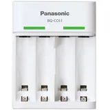 Panasonic eneloop Standard USB Ladegerät BQ-CC61 weiß für 2 oder 4 Akkus Mignon, AA oder Micro, AAA