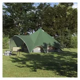vidaXL Teepee Zelt für 5 Personen Grün/Grau