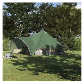 vidaXL Teepee Zelt für 5 Personen Grün/Grau