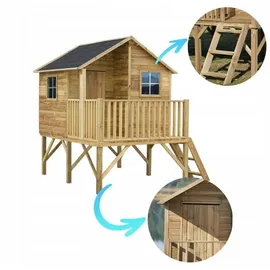 4iq group Spielhaus JERZYK 247 x 233 x 250 cm Holz