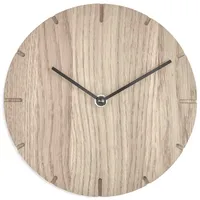 Natuhr Wanduhr Solide Mini Massivholz Eiche Mit Quarzwerk