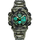 aswan watch Digitaluhr Kinder Mädchen Jungen mit Wecker,Stoppuhr,LED Licht,Datum-Sport Armbanduhr mit Silikonarmband