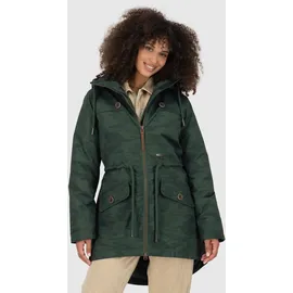 Alife & Kickin Winterjacke ALIFE & KICKIN "Damen CharlotteAK B Winterjacke, gefütterte Jacke", Damen, Gr. M, grün (grün gable), 100% Polyester, Jacken Winterjacke