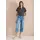 Cecil 3/4 Wide Leg Jeans, im Loose Fit - blau