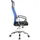 Mobili Rebecca Schreibtischstuhl, Schwarz, blau - 123x57,5x58,5