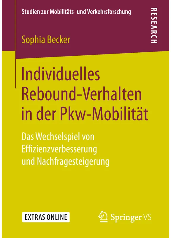 Individuelles Rebound-Verhalten In Der Pkw-Mobilität - Sophia Becker, Kartoniert (TB)