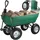 Tectake Bollerwagen mit Kippfunktion rot