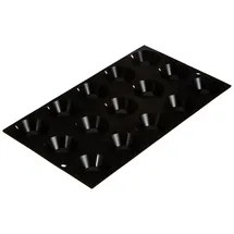 De Buyer 1975.01 Formen, Silikon, schwarz, 27.9 x 20.1 x 10.9 cm