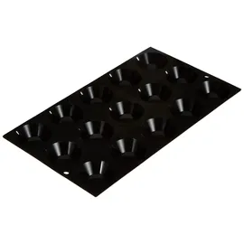 De Buyer 1975.01 Formen, Silikon, schwarz, 27.9 x 20.1 x 10.9 cm