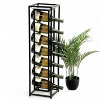 DanDiBo Ambiente Weinregal 80 x 0 x 0 cm Schwarz