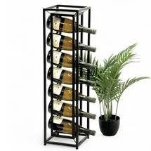 DanDiBo Ambiente Weinregal 80 x 0 x 0 cm Schwarz