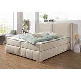 Guido Maria Kretschmer Home & Living Guido Maria Kretschmer Home&Living Boxspringbett »Wehma«, inkl. Topper in 3 verschiedenen Matratzen, auch in Samtstoff beige