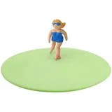LURCH 210878 Mein Deckel Summer Fun Issy Inliner, Glasabdeckung aus BPA-freiem Premium-Platin, Silikon, Grün
