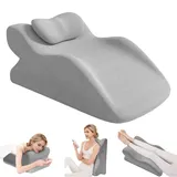 Kottwca Venenkissen Beinhochlagerungskissen, Memory Foam Keilkissen, Ergonomische Beinkissen, OrthopäDisches Keilkissen für Betten, Sofas, Sitzen, Schlafen, Lesen und Entspannen