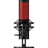 Kingston HyperX QuadCast 2, USB-Mikrofon für Gaming, Streaming und Podcasting, Tippen-zum-Stummschalten-Sensor, LED-Beleuchtung, 24-Bit/96-kHz-Aufnahmen, 4 Richtcharakteristiken, Dämpferhalterung, Schwarz
