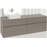 Villeroy & Boch Collaro Waschtischunterschrank C05000AA 160x54,8x50cm, Waschtisch links, White oak