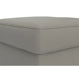 sit&more Hocker Arngast Luxus-Microfaser 58 x 48 x 58 cm Grau