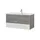 Sconto Waschtischunterschrank Onda 96 x 51 cm Grau/Weiß/Mehrfarbig