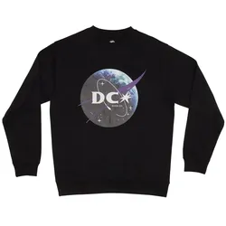 Sweatshirt DC SHOES "DC Ish", Herren, Gr. L, schwarz, 55% Baumwolle, 25% Baumwolle, 20% Polyester, Sweatshirts