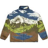 Picture Organic Clothing Picture Hafdals Zip Fleece 2026 cloudy landscape - blau