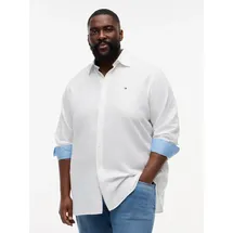 Tommy Hilfiger Big & Tall Langarmhemd Weiß 5XL