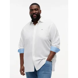 Tommy Hilfiger Big & Tall Langarmhemd Weiß 5XL