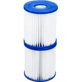 BESTWAY Filterkartusche Gr. I blau-weiß 8,0 x 9,0 cm
