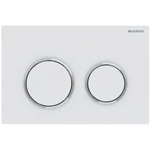 Geberit Omega20 Betätigungsplatte Weiß matt