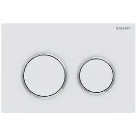 Geberit Omega20 Betätigungsplatte Weiß matt