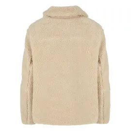 URBAN CLASSICS Ladies Sherpa Biker Jacket - beige