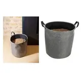 Eda Pellet-Tasche Filz 60 l 30 kg dunkelgrau