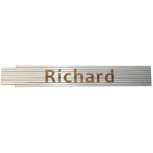 Heka Zollstock Richard 2 m, weiß
