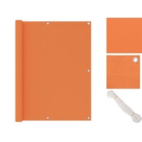 vidaXL Balkon-Sichtschutz Orange 120x500 cm Oxford-Gewebe