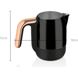 Korkmaz Kahvekolik Deluxe 4 Tassen Roségold/Chrom