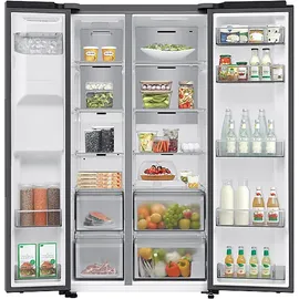 Samsung RS70F66KBTEF Side-by-Side (634 l, B, 1780 mm hoch, Edelstahl Look)