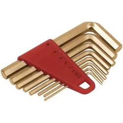 Endres Tools Sechskantwinkelschraubendrehersatz 8tlg. Aluminium-Mehrstoff-Bronze - 0250001S